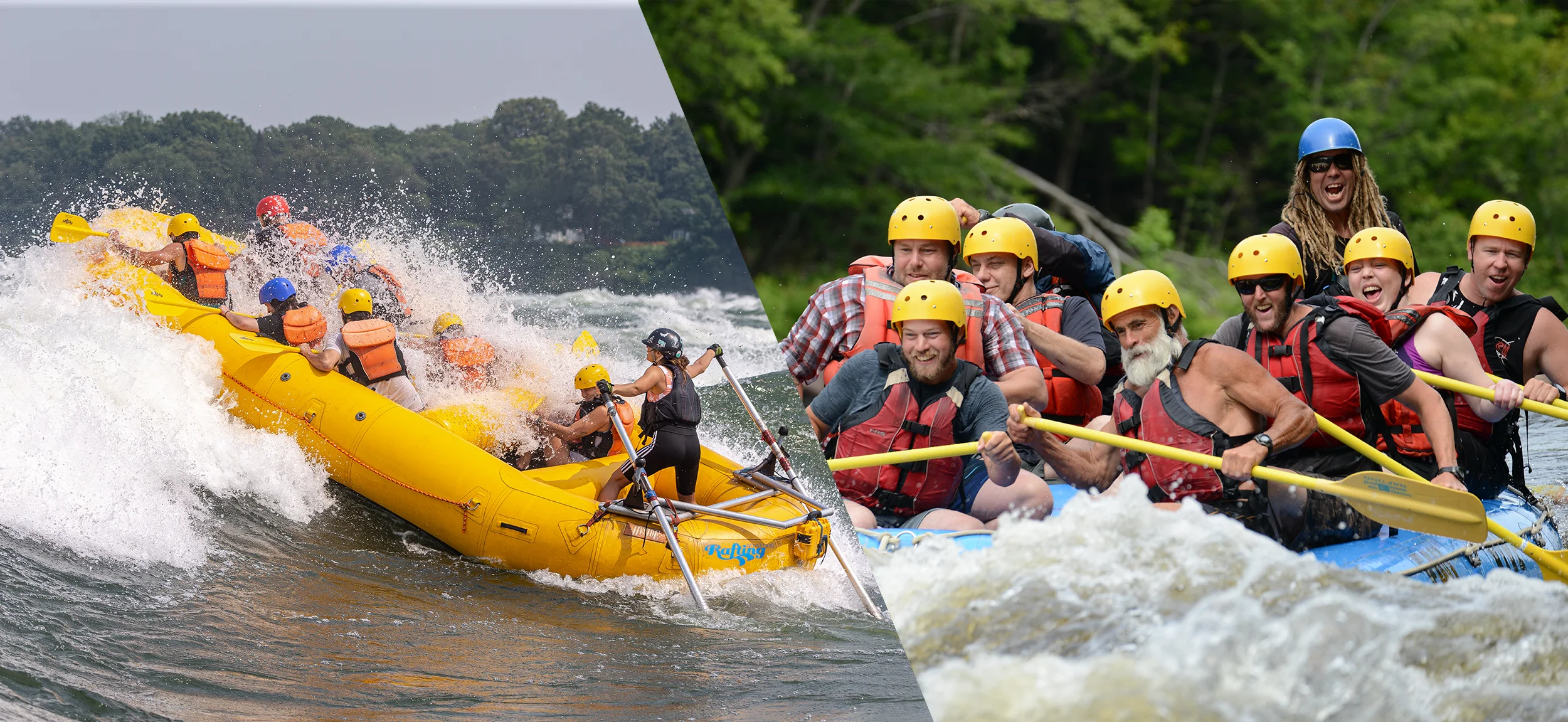 Forfait Combo – Rafting Nouveau Monde et Rafting Montréal